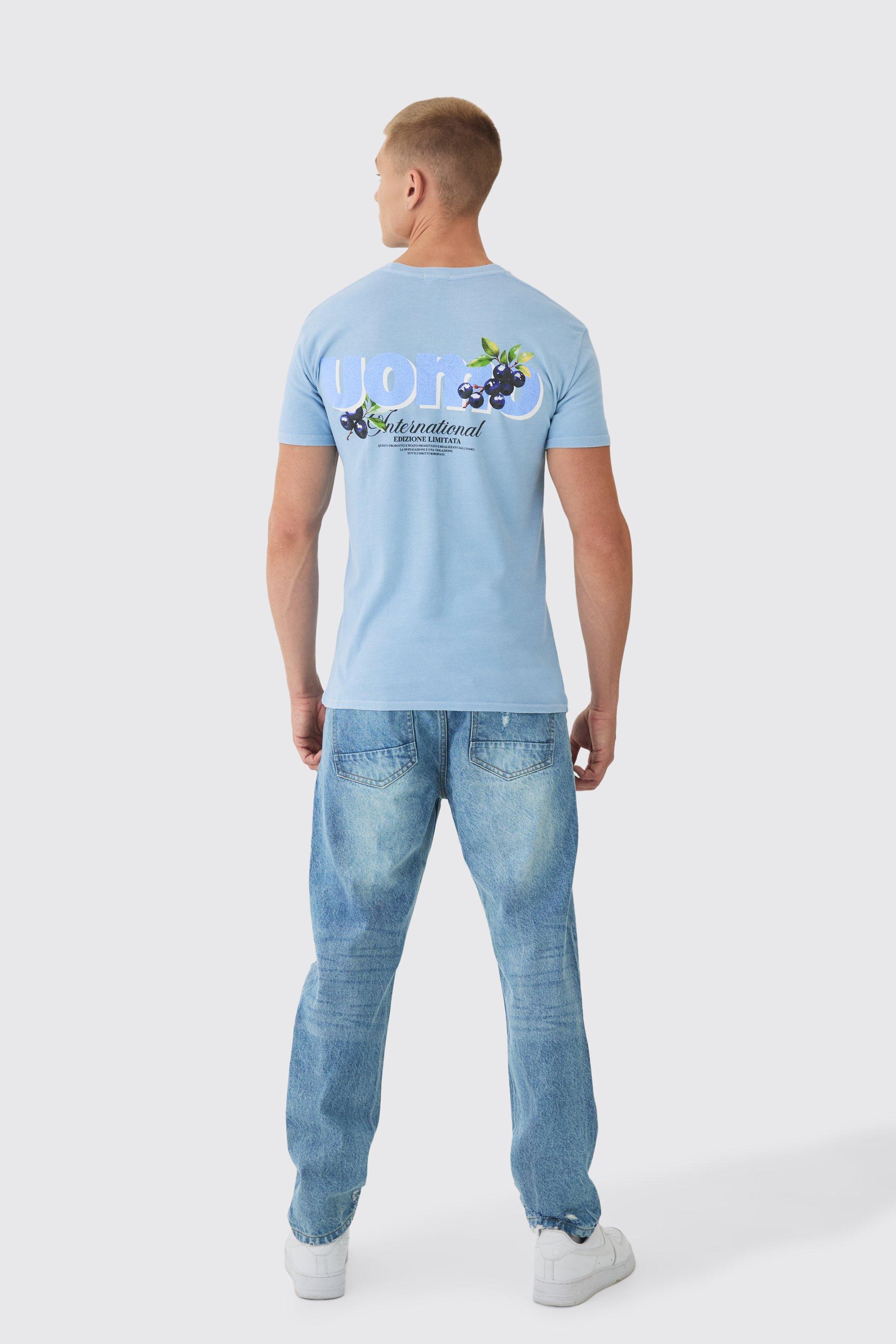 T shirt slim uomo online